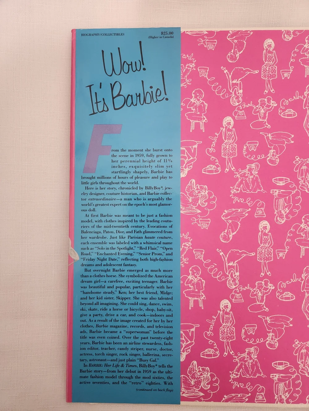 Barbie Her Life & Times Coffee Table Book